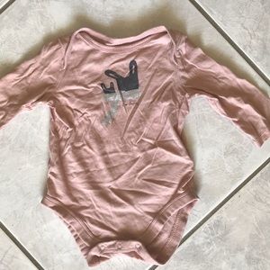 *LAST CALL* GAP dusty rose winter bunny bodysuit